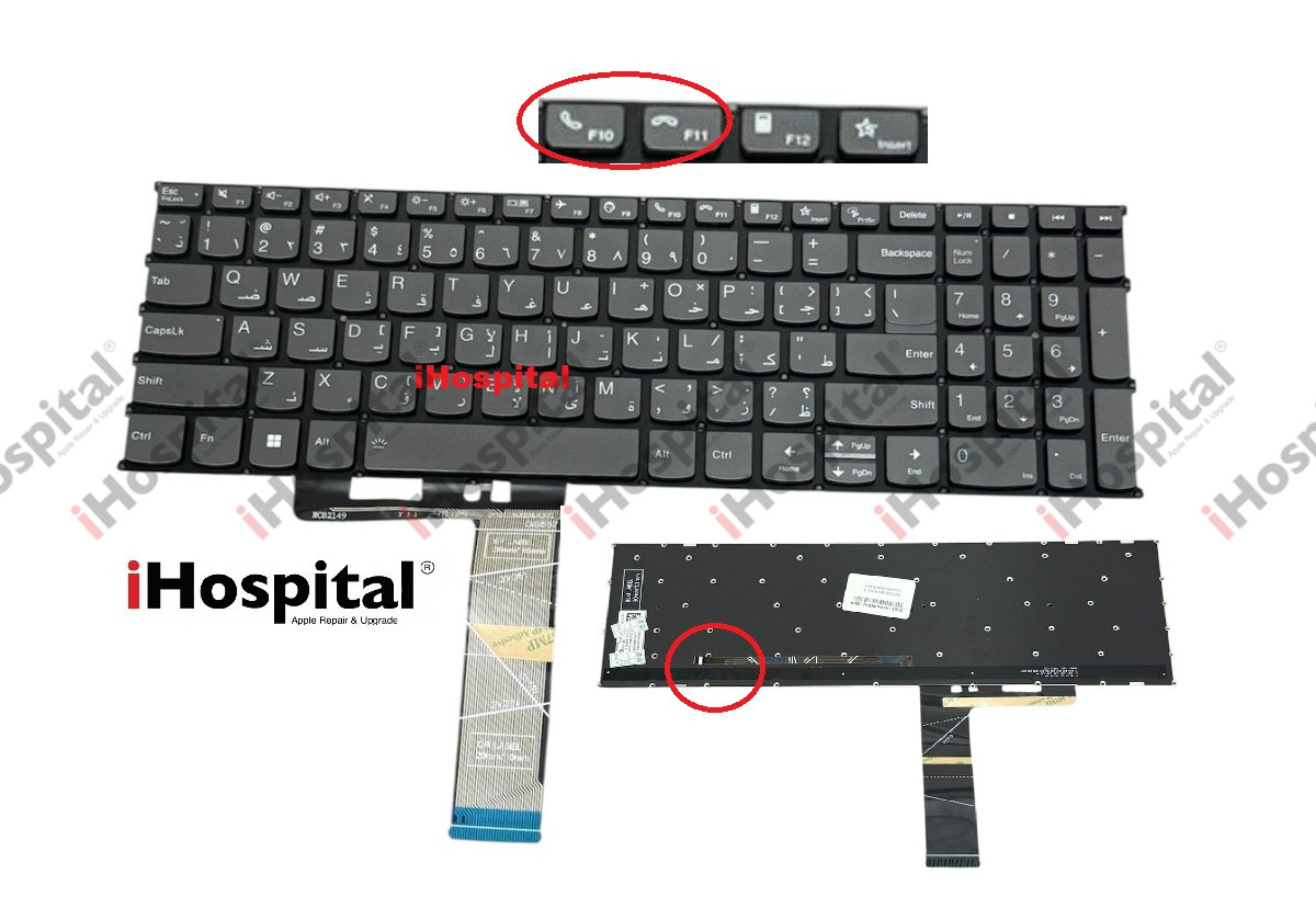 KEYBOARD LENOVOTHINKBOOK 15 G2 ARABIC WITH BACKLIGHT