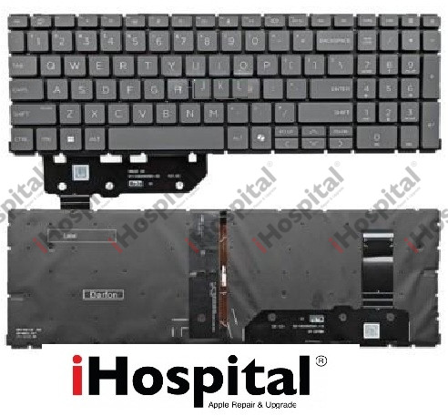 KEYBOARD HP PROBOOK 460 G11 GREY  WITH BACKLIGHT
