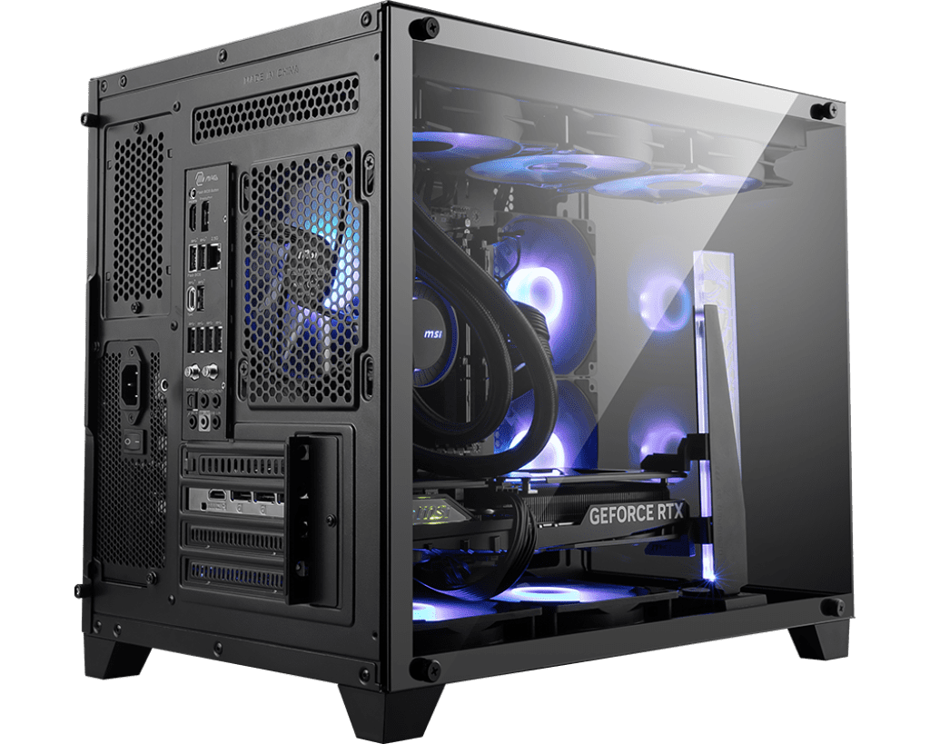 MSI CHASE PANO M100L BLACK DESKTOP CASE  (EMPTY CASE)