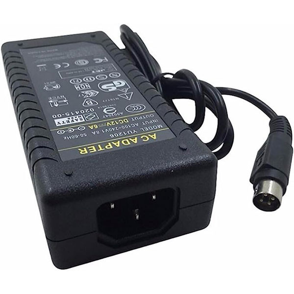 ADAPTER  12V 6A 4 PIN  LSN-1260  REPLACEMENT