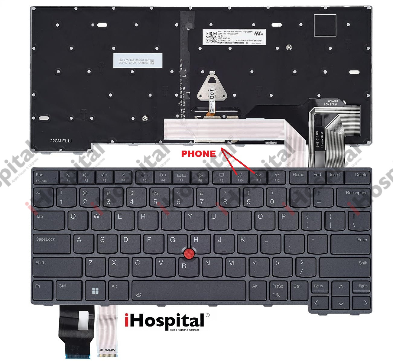 KEYBOARD LENOVO THINKPAD T14 GEN 3